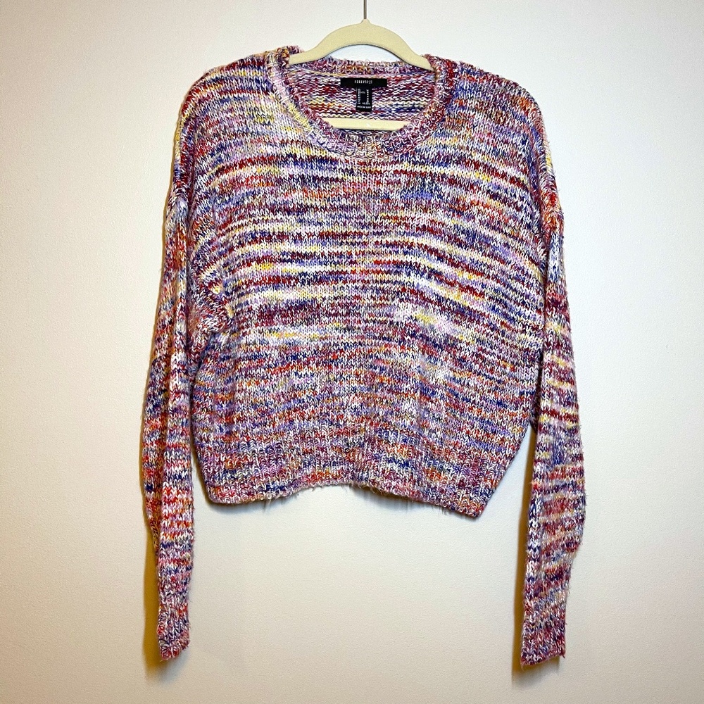 Forever 21 Multicolor Sweater Medium - image 1